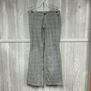 Y2K Billabong Black, Gray & White Flare Pants Size 3 Juniors NWOT
